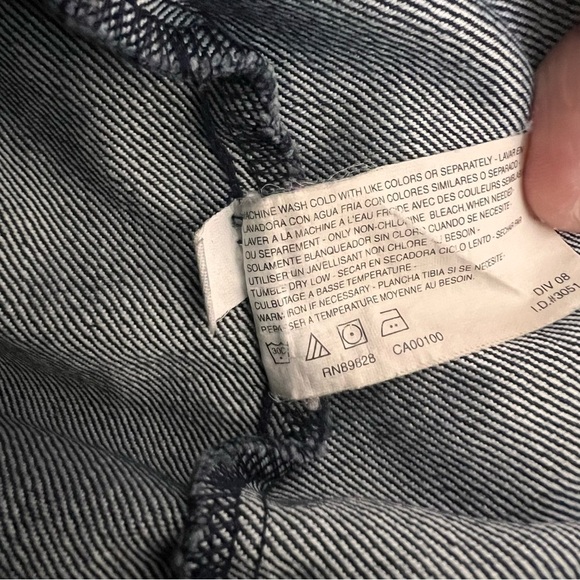 Jeanstar Jean jacket women’s size L, preowned - Picture 8 of 9